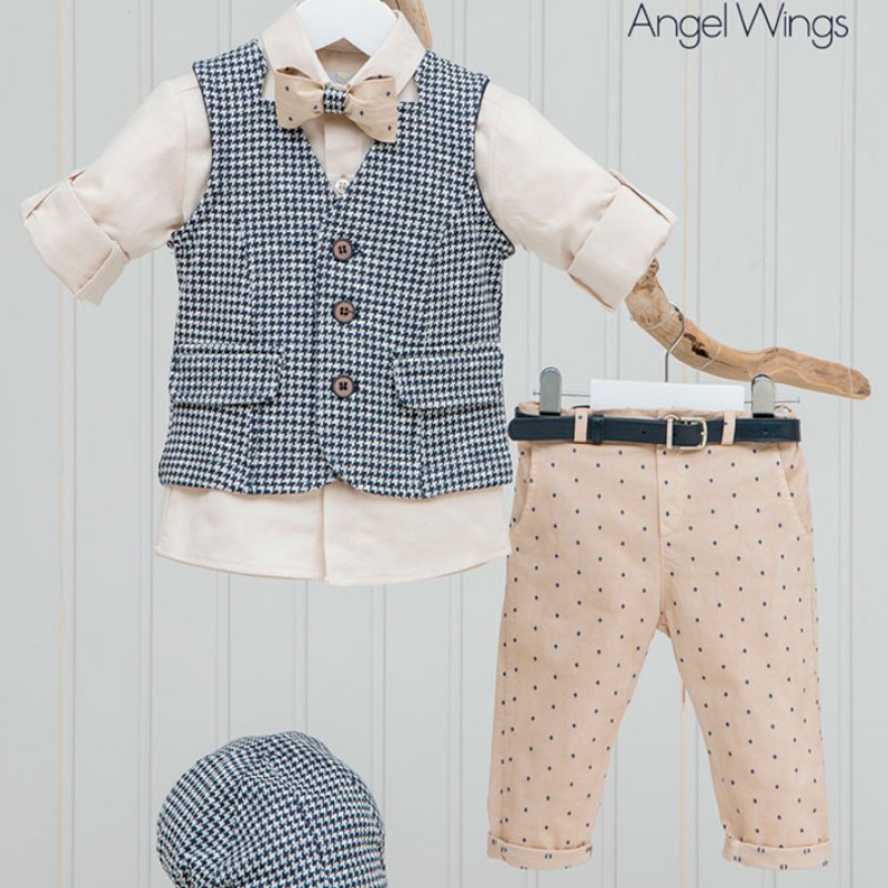 Βαπτιστικό Κουστούμι Angel Wings "Italian Chic" 