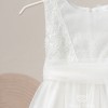 N.12-18 268 Leticia Βαπτιστικό φόρεμα Off White