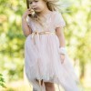 N.12-18 SS23 G15 Βαπτιστικό φόρεμα dusty pink Stova Bambini