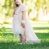 N.12-18 SS23 G15 Βαπτιστικό φόρεμα dusty pink Stova Bambini