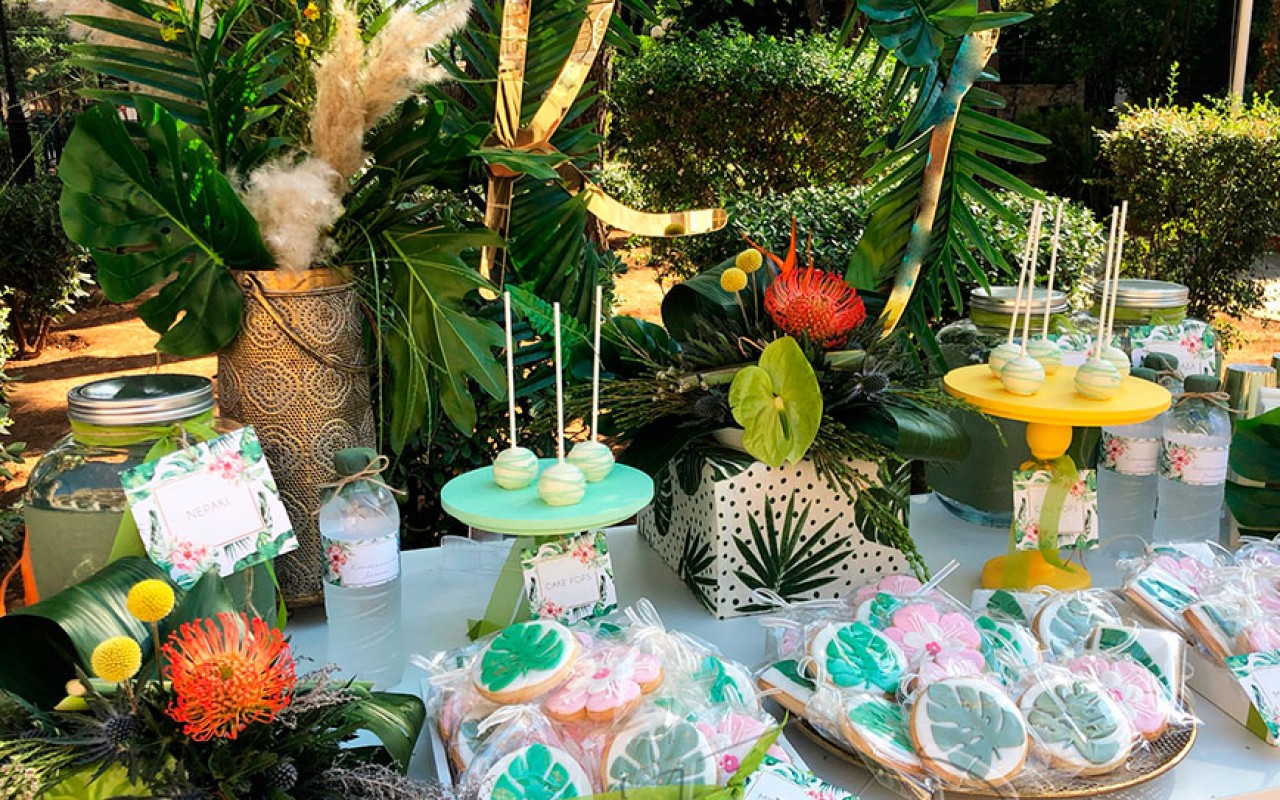 Tropical lemonade bar