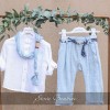 Βαπτιστικό ρούχο για αγοράκια baby blue Stova Bambini