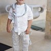 Βαπτιστικό ρούχο λινό off white Stova Bambini